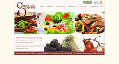 Desktop Screenshot of gourmetexpresscatering.com